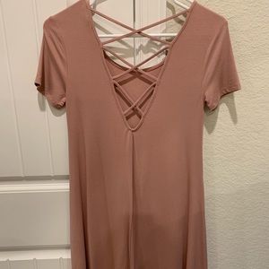 Dusty pink dress